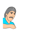 文字なし おじいさん（個別スタンプ：19）