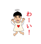 中年おじさん天使（個別スタンプ：4）