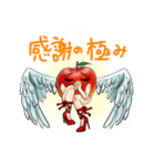 ハイヒールフルーツガールズ（個別スタンプ：4）