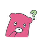 くまのルドルフ（個別スタンプ：21）