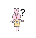 うさみちゃんの毎日使えるスタンプ（個別スタンプ：15）