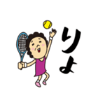 テニスで使えるスタンプ【マダム編】（個別スタンプ：7）