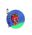 鬼ヶ島のキノミとデビ五郎（個別スタンプ：3）