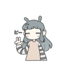 柔らかい触角の女の子（個別スタンプ：3）