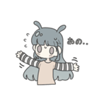 柔らかい触角の女の子（個別スタンプ：5）