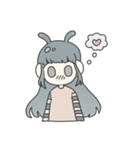 柔らかい触角の女の子（個別スタンプ：9）