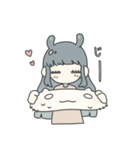 柔らかい触角の女の子（個別スタンプ：11）