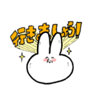 ojisan face rabbit（個別スタンプ：3）