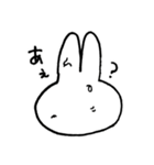 ojisan face rabbit（個別スタンプ：10）