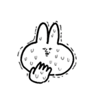 ojisan face rabbit（個別スタンプ：13）