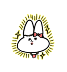 ojisan face rabbit（個別スタンプ：17）