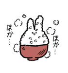 ojisan face rabbit（個別スタンプ：22）