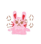 ほわほわうさぎぃのスタンプ③（個別スタンプ：4）