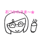 彩花の1日（個別スタンプ：7）
