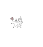 向井ゆきさんイラスト スタンプ（個別スタンプ：8）