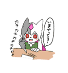 Furry babies playing（個別スタンプ：4）