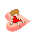 赤いすかーと 02（個別スタンプ：18）