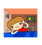赤いすかーと 02（個別スタンプ：24）