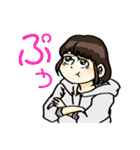 表情豊かなヲタクな女の子（個別スタンプ：7）