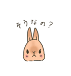 親から子供に送りたいうさぎのスタンプ（個別スタンプ：24）