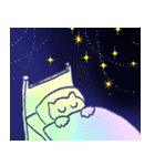 チカチカラフル猫（個別スタンプ：3）