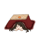 私生活 スタンプ。（個別スタンプ：1）