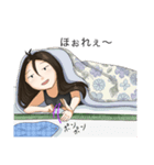 私生活 スタンプ。（個別スタンプ：4）