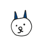青い耳のネコちゃん（個別スタンプ：2）