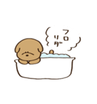 すごく目が寄っている犬（個別スタンプ：3）