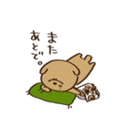 すごく目が寄っている犬（個別スタンプ：15）