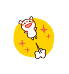 野球の応援をするくまさんスタンプ（個別スタンプ：6）