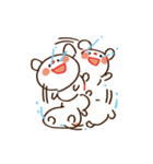 野球の応援をするくまさんスタンプ（個別スタンプ：7）