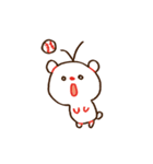 野球の応援をするくまさんスタンプ（個別スタンプ：15）
