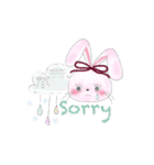 rabbit＆girl♡（個別スタンプ：8）