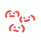 なんでもないかおもじ（個別スタンプ：14）
