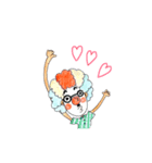 幸せピエロ☆歌川☆幸運☆(イラスト)（個別スタンプ：1）