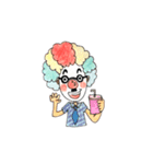 幸せピエロ☆歌川☆幸運☆(イラスト)（個別スタンプ：5）