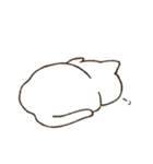 まるいおかおのねこさんたち（個別スタンプ：30）