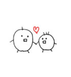 P ラブ文字（個別スタンプ：1）