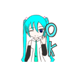 初音ミク 日常で使えるかも？スタンプ（個別スタンプ：16）