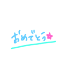 シンプルよく使う言葉（個別スタンプ：34）