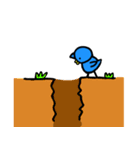 気持ちを伝えるあおいとりぴっぴ（個別スタンプ：17）