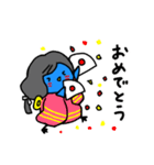 気持ちを伝えるあおいとりぴっぴ（個別スタンプ：33）