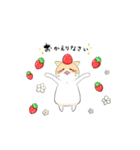 いちご猫スタンプ 【日常会話】by P（個別スタンプ：5）