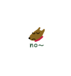 【英語編】犬のCoCo。（個別スタンプ：10）