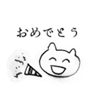 滲み猫（個別スタンプ：34）