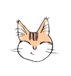 表情で訴える猫（個別スタンプ：15）