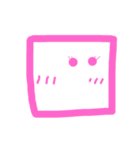 しかく。すたんぷ。（個別スタンプ：4）