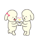 私たちのかわいいお友達ププの退屈な一日（個別スタンプ：3）