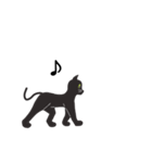 黒猫スタイル（個別スタンプ：7）